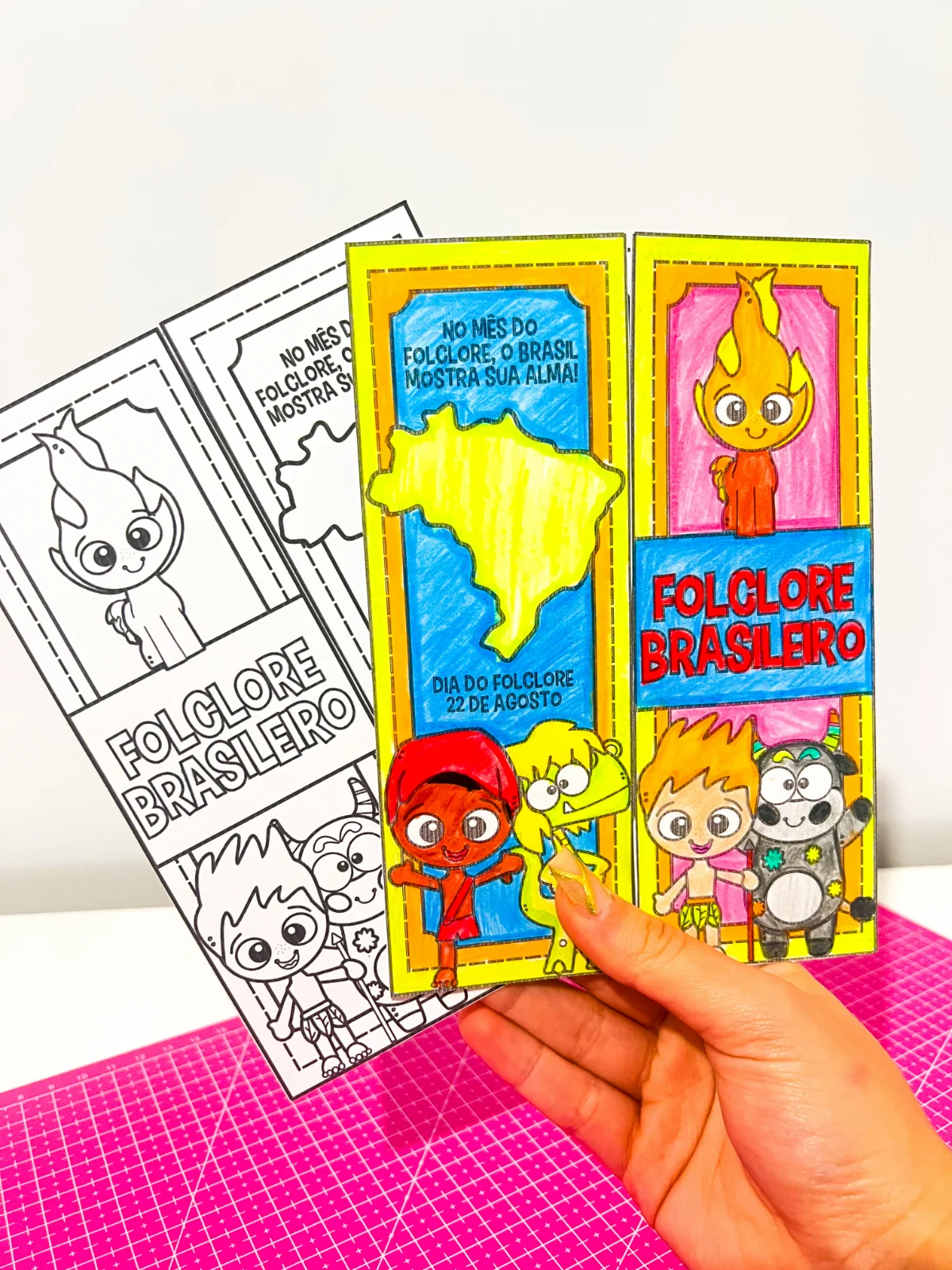 Lapbook folclore – Atividades para Imprimir — Alfabetização para Educação Infantil: Garanta o seu arquivo digital e torne…