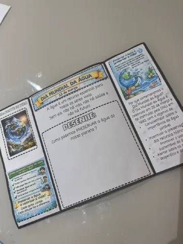 LAPBOOK Informativo Dia da Água - Ciências Anos Iniciais — amostra 2: 📂 O QUE É ESSE LAPBOOK