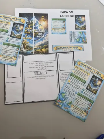 LAPBOOK Informativo Dia da Água - Ciências Anos Iniciais — amostra 3: 📂 O QUE É ESSE LAPBOOK