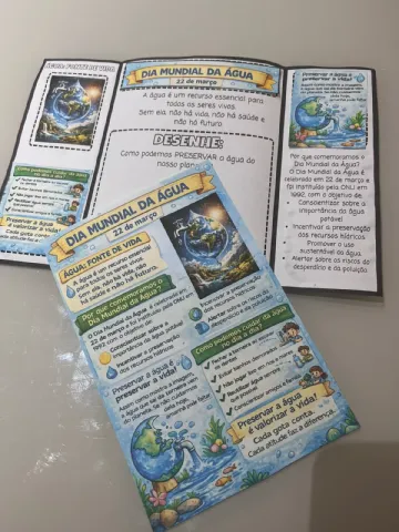 LAPBOOK Informativo Dia da Água - Ciências Anos Iniciais — amostra 6: 📂 O QUE É ESSE LAPBOOK