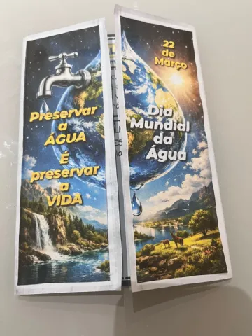 LAPBOOK Informativo Dia da Água - Ciências Anos Iniciais — capa do material