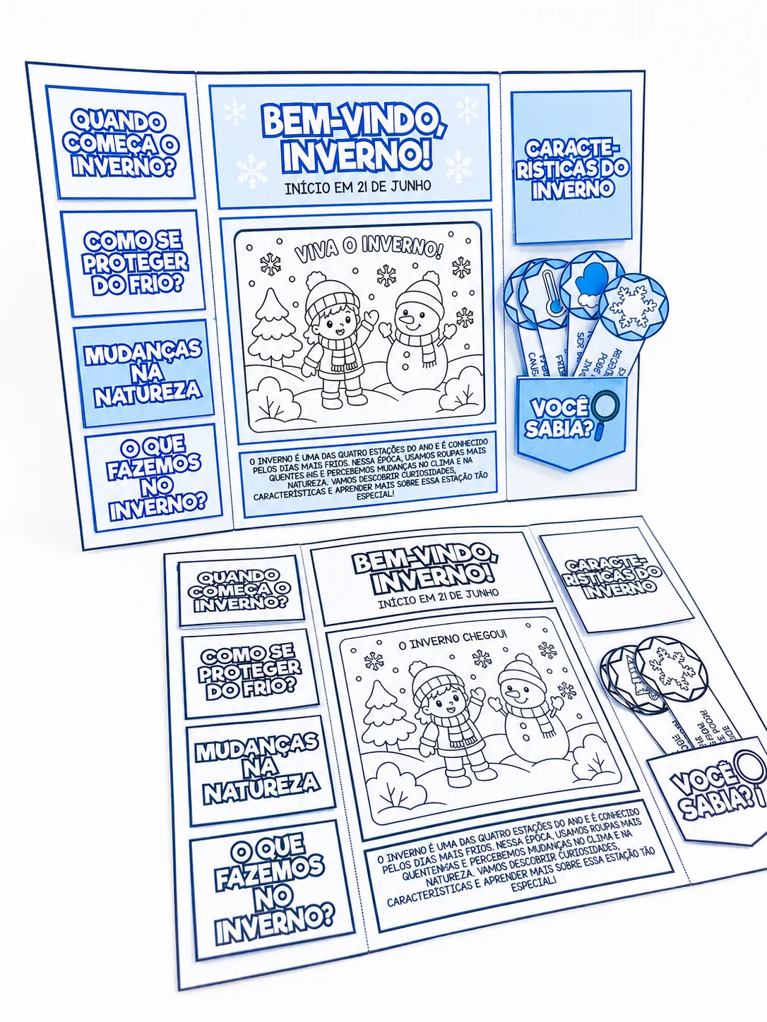 Lapbook Início do Inverno – Material Pedagógico — amostra 2: Sobre o Lapbook Início do Inverno