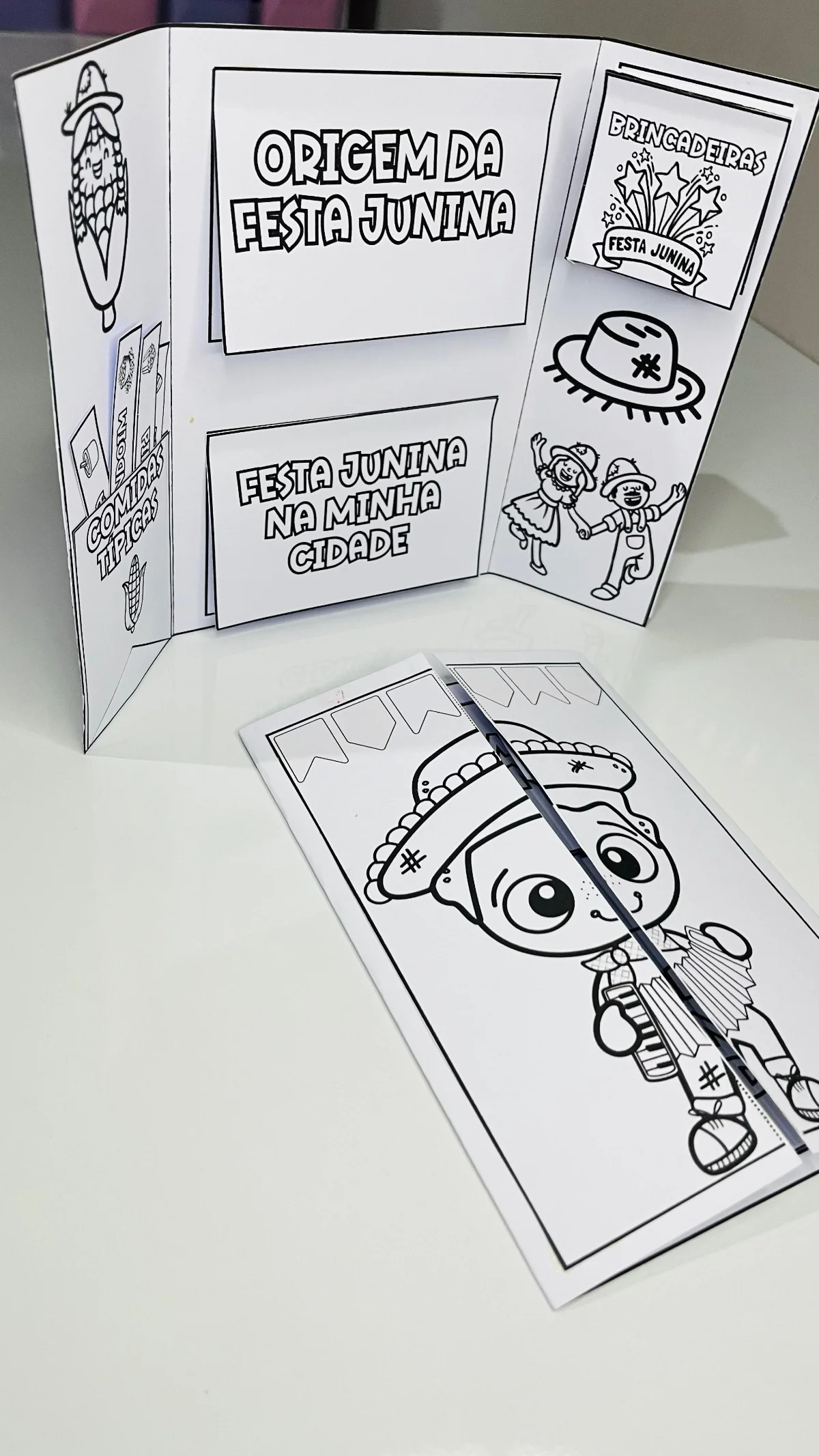 Lapbook Junino – Atividade Interativa Festa Junina — amostra 3: Lapbook Junino interativo para trabalhar a temática da…