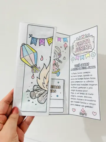 Lapbook Junino Interativo em PDF | Atividade Festa Junina — amostra 5: Lapbook Junino interativo em PDF Lapbook Junino Interativo em PDF | Atividade Festa Junina — amostra 5: Lapbook Junino interativo em PDF