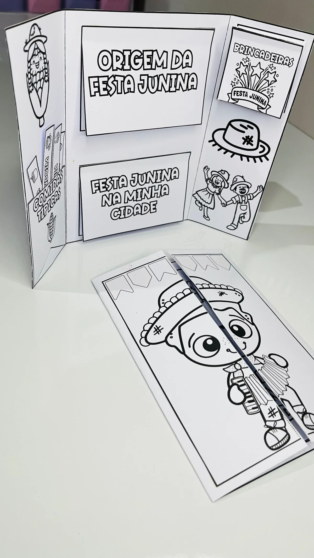 Lapbook junino — Alfabetização para Educação Infantil: *Lapbook Junino* Traga a magia da Festa Junina para a sua sala de…