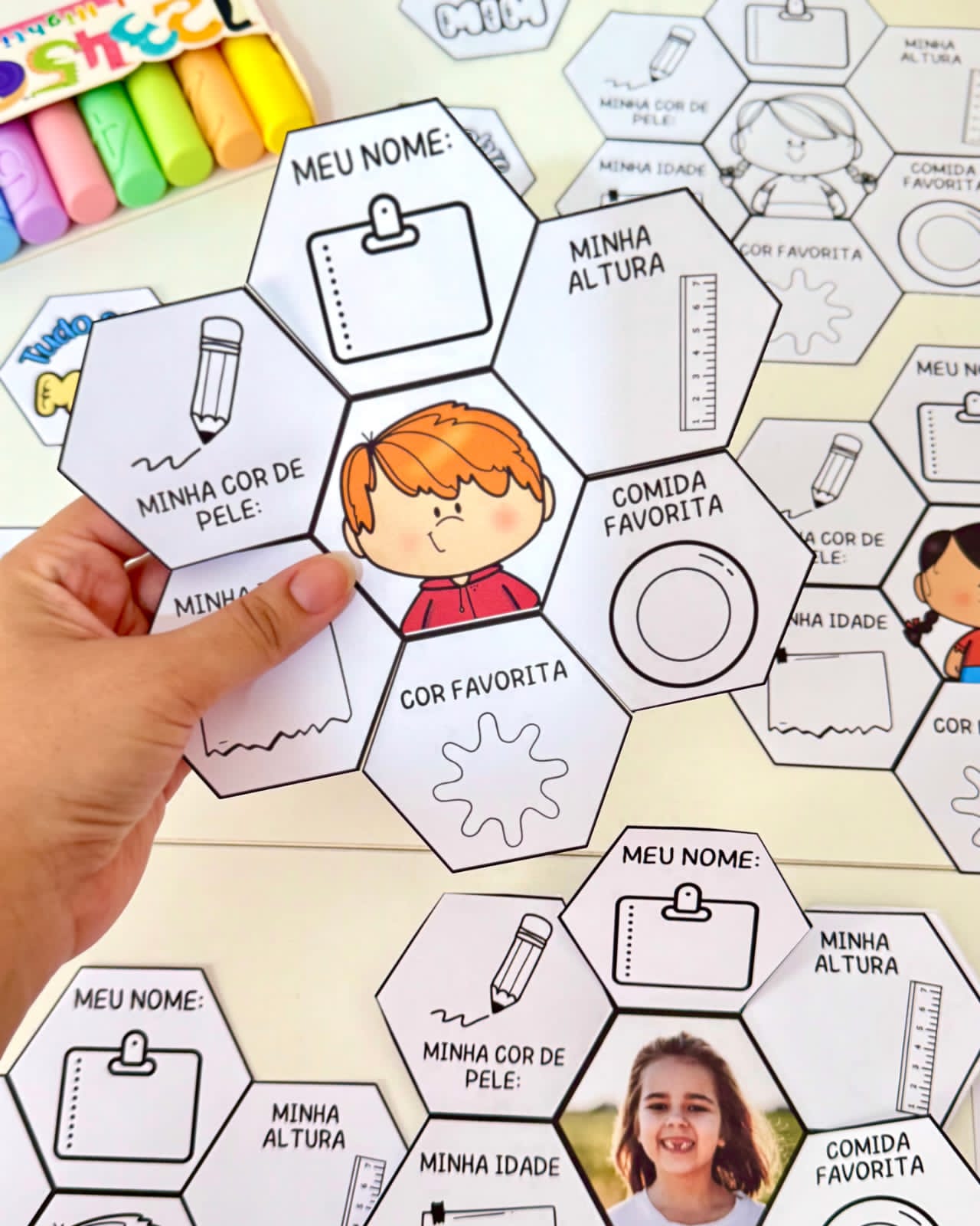 Lapbook/ livrinho: tudo sobre mim – PDF para Imprimir | Educação Infantil — capa do material