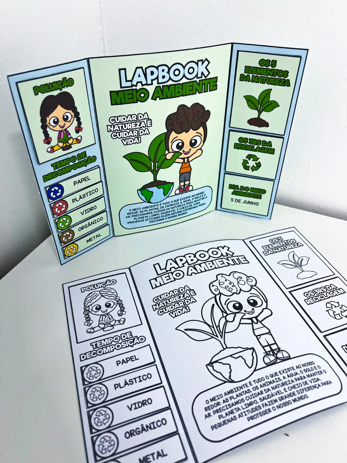 Lapbook Meio Ambiente | Educação Infantil — capa do material