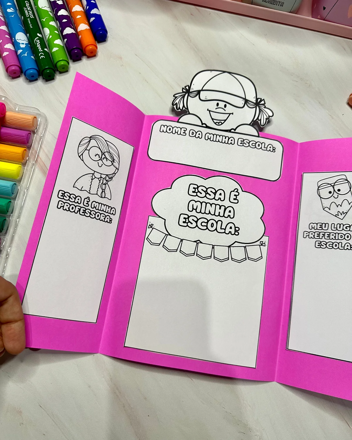Lapbook "Minha Escola": Atividade Interativa para o Dia da Escola — amostra 7: Celebre o Dia da Escola com este Lapbook…