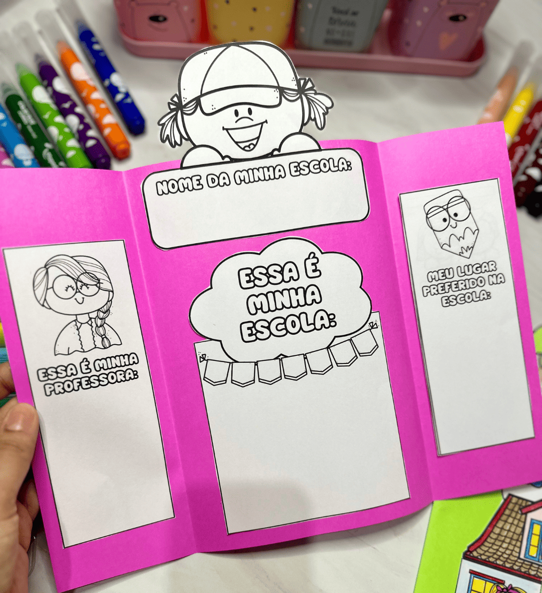 Lapbook Minha Escola: Dia da Escola na Educação Infantil — amostra 4: Para quem é indicado