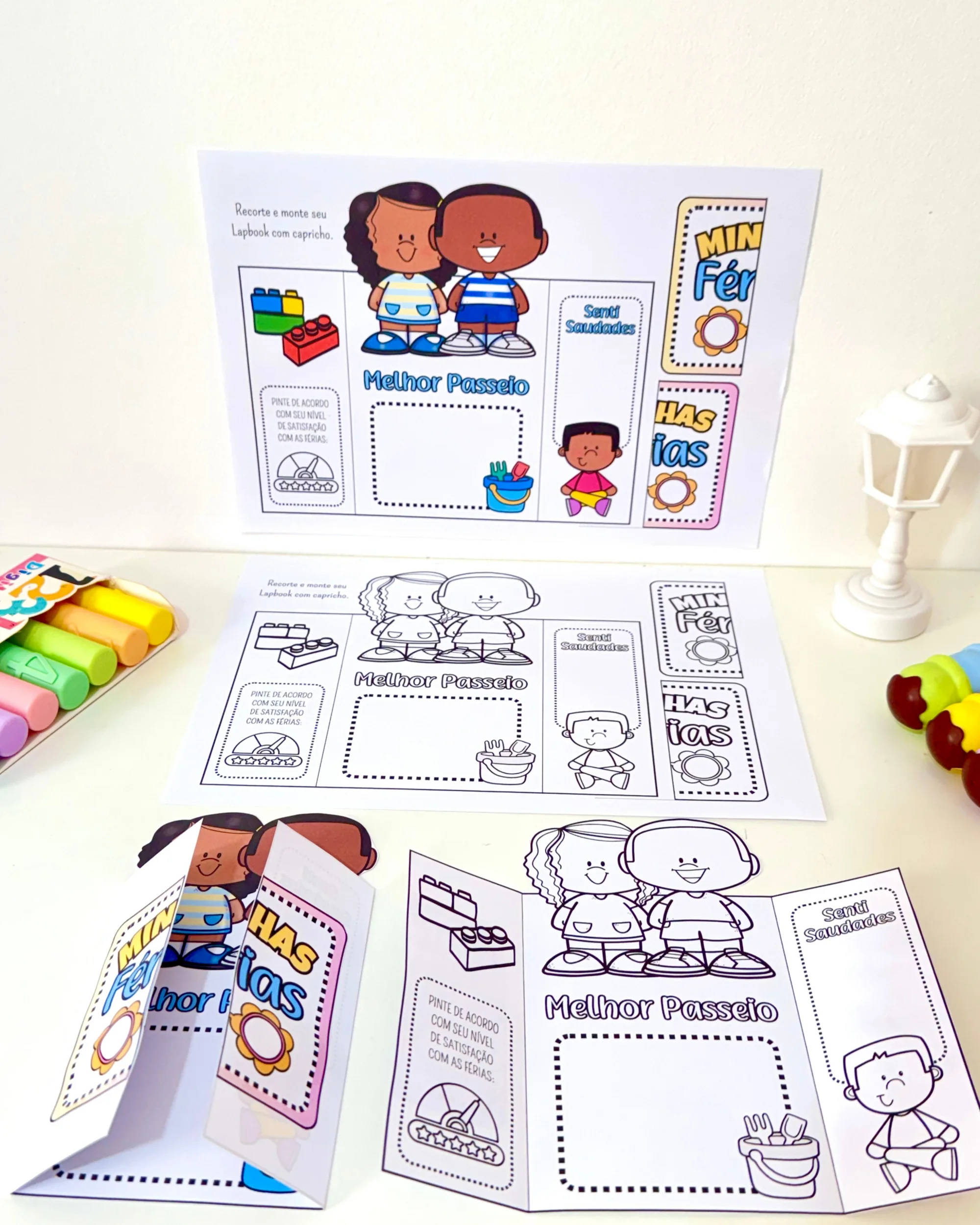 Lapbook Minhas Férias – Atividade para Educação Infantil — amostra 3: Para quem é indicado