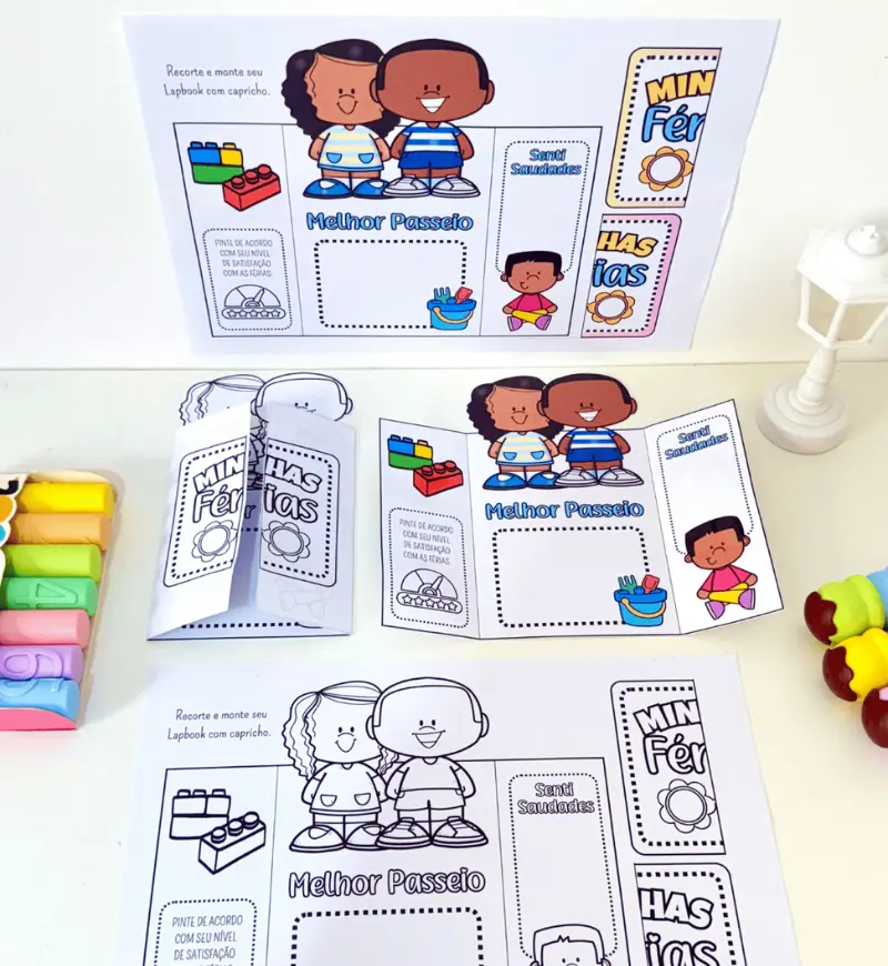 Lapbook Minhas Férias em PDF para Educação Infantil — amostra 4: Para quem é indicado