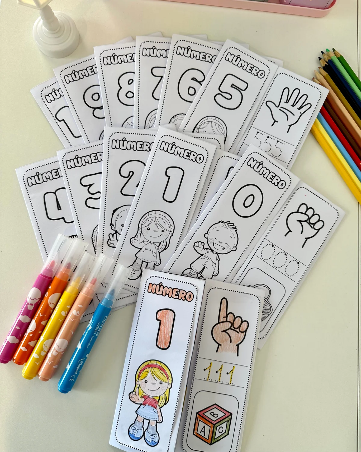 LAPBOOK NUMERAL – Atividades para Imprimir — amostra 2: Formato e entrega