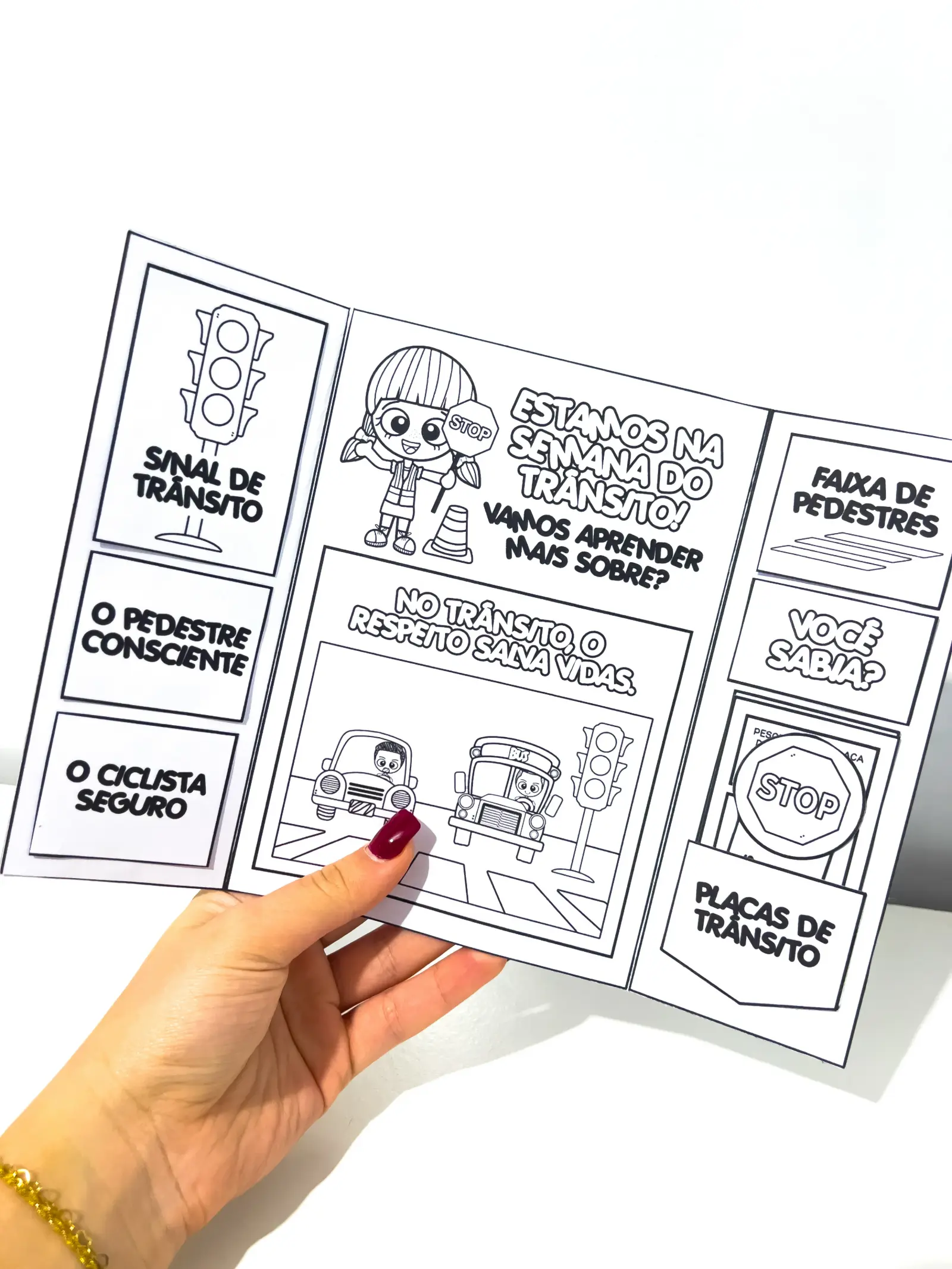Lapbook Semana do Trânsito | Educação Infantil e Anos Iniciais — amostra 2: Sobre o Lapbook Semana do Trânsito