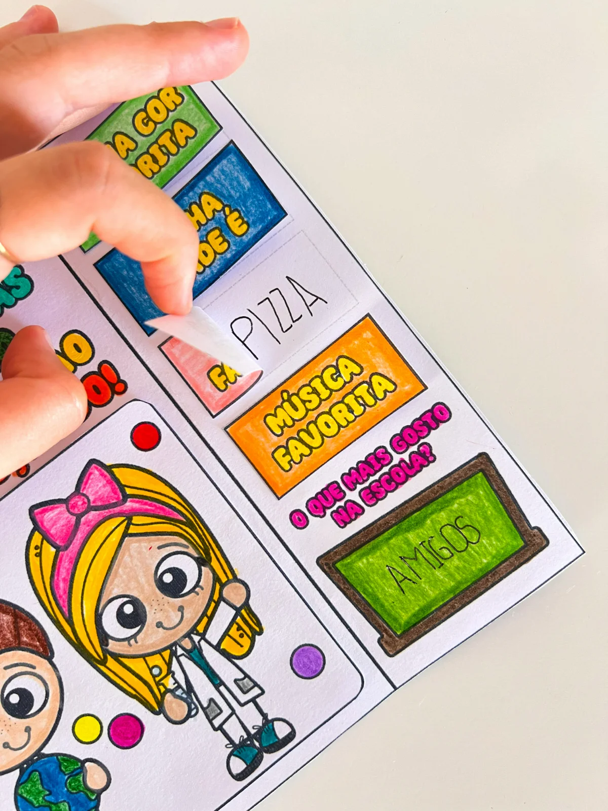 Lapbook Volta às Aulas – Minhas Férias – PDF para Imprimir — amostra 7: Torne o retorno às aulas ainda mais especial com…