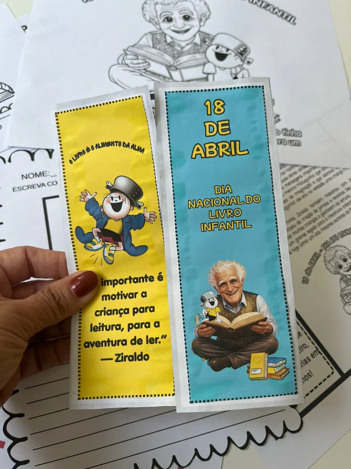 Lapbook Ziraldo – Vida e Obra de O Menino Maluquinho — capa do material