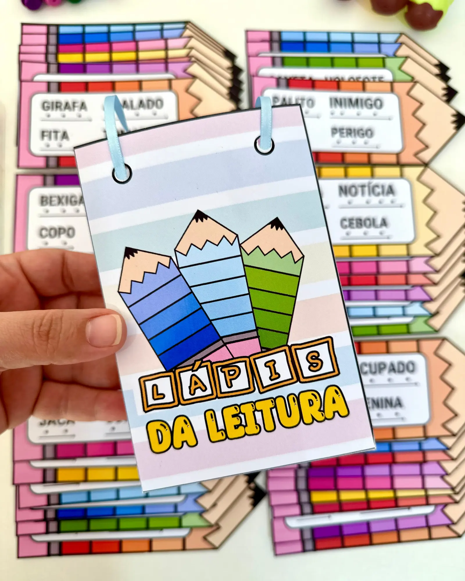 Lápis da leitura – Atividades para Imprimir — Alfabetização para Todas as séries: O arquivo 'Lápis da Leitura – Sílabas…
