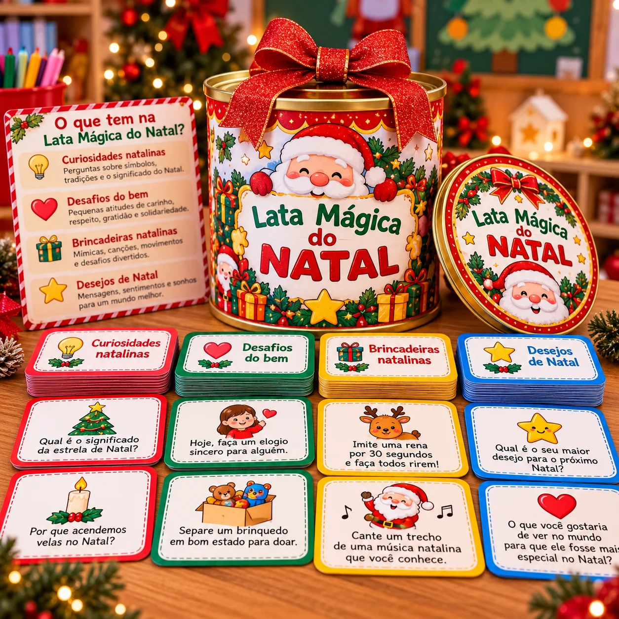 Lata Mágica do Natal – Kit Interativo com 32 Cartões em PDF — amostra 4: 👩‍🏫 PARA QUEM É INDICADO?