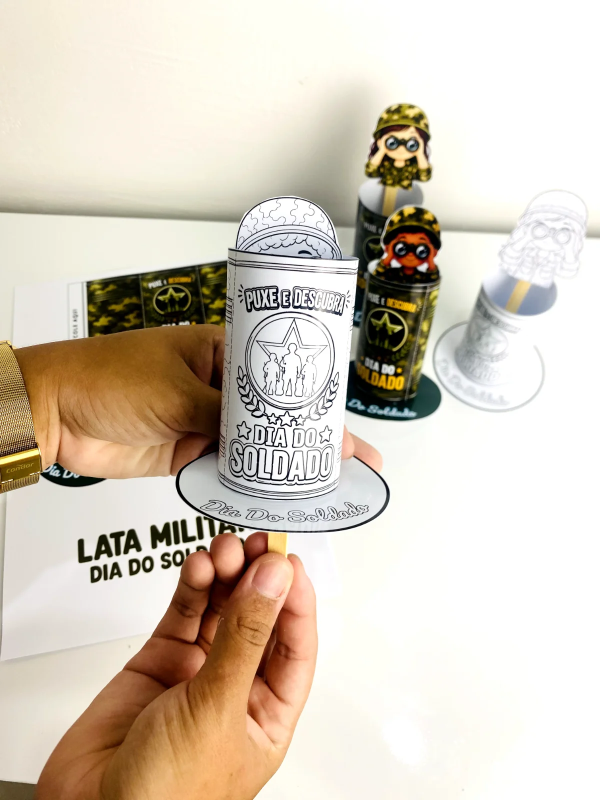 Lata Militar – DIA DO SOLDADO – Material Pedagógico — capa do material