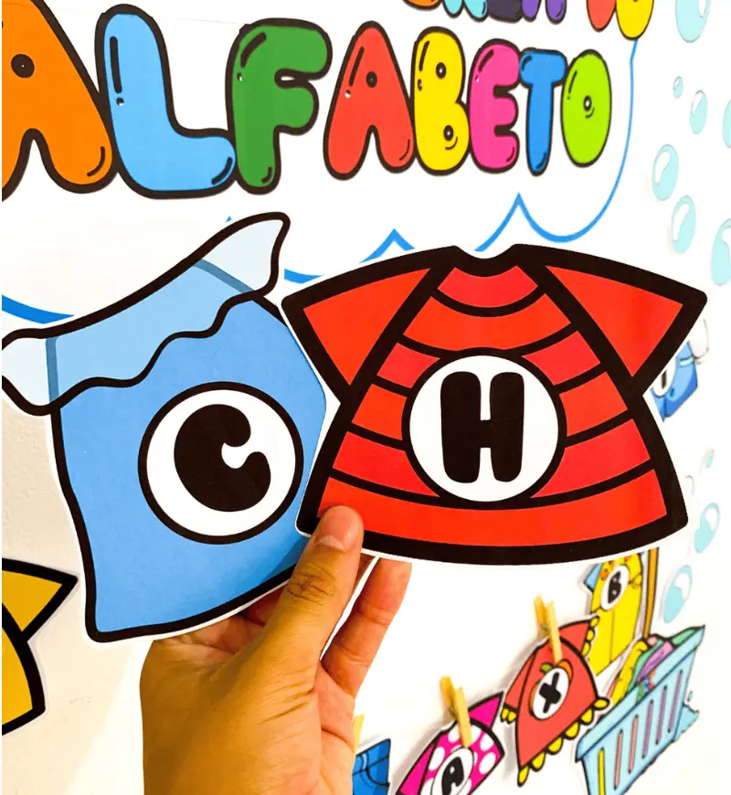 Lavanderia do Alfabeto: kit de letras para Educação Infantil — amostra 4: Para quem é indicado