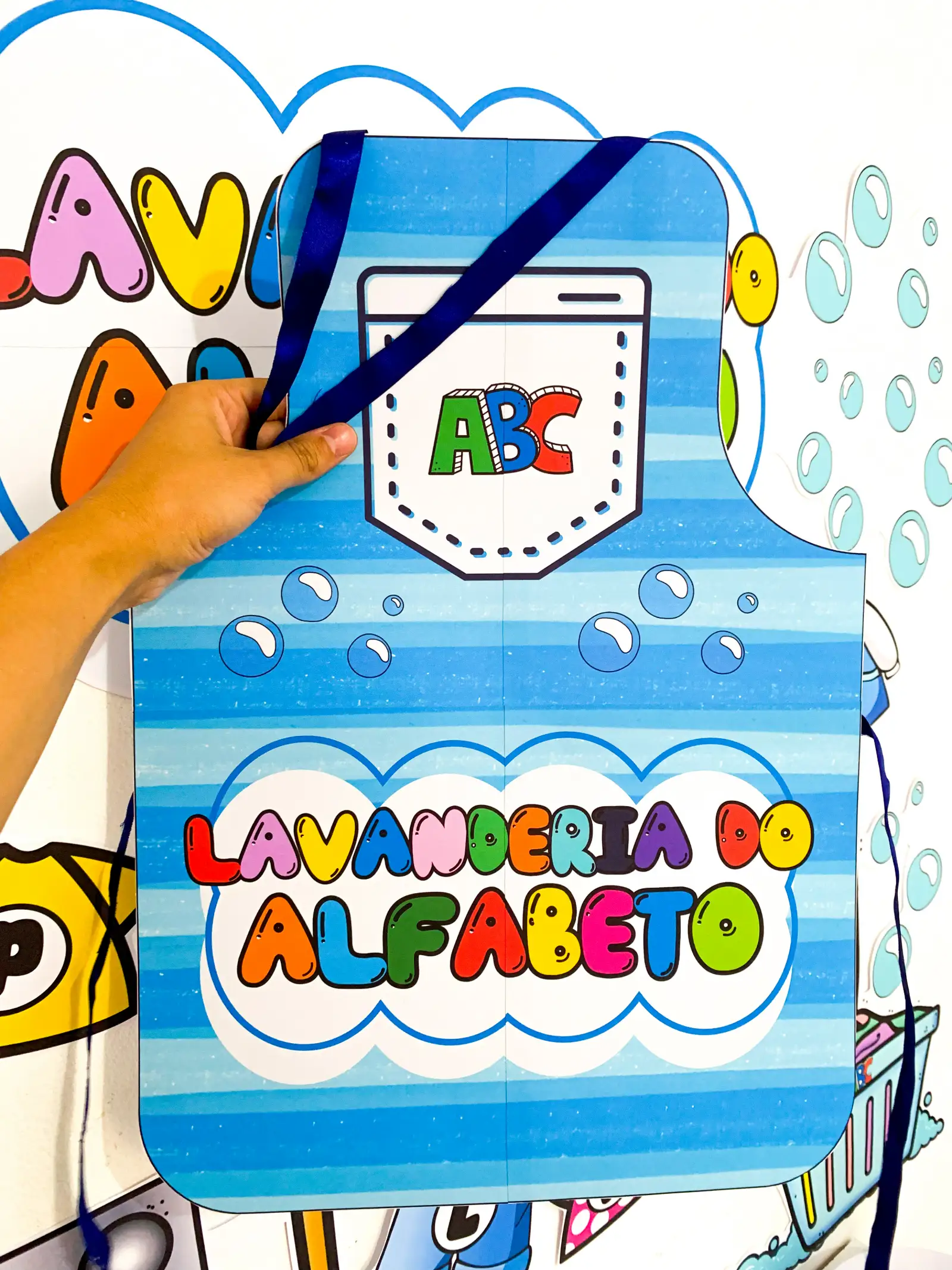 Lavanderia do Alfabeto – Material Pedagógico — amostra 1: O que vem no material