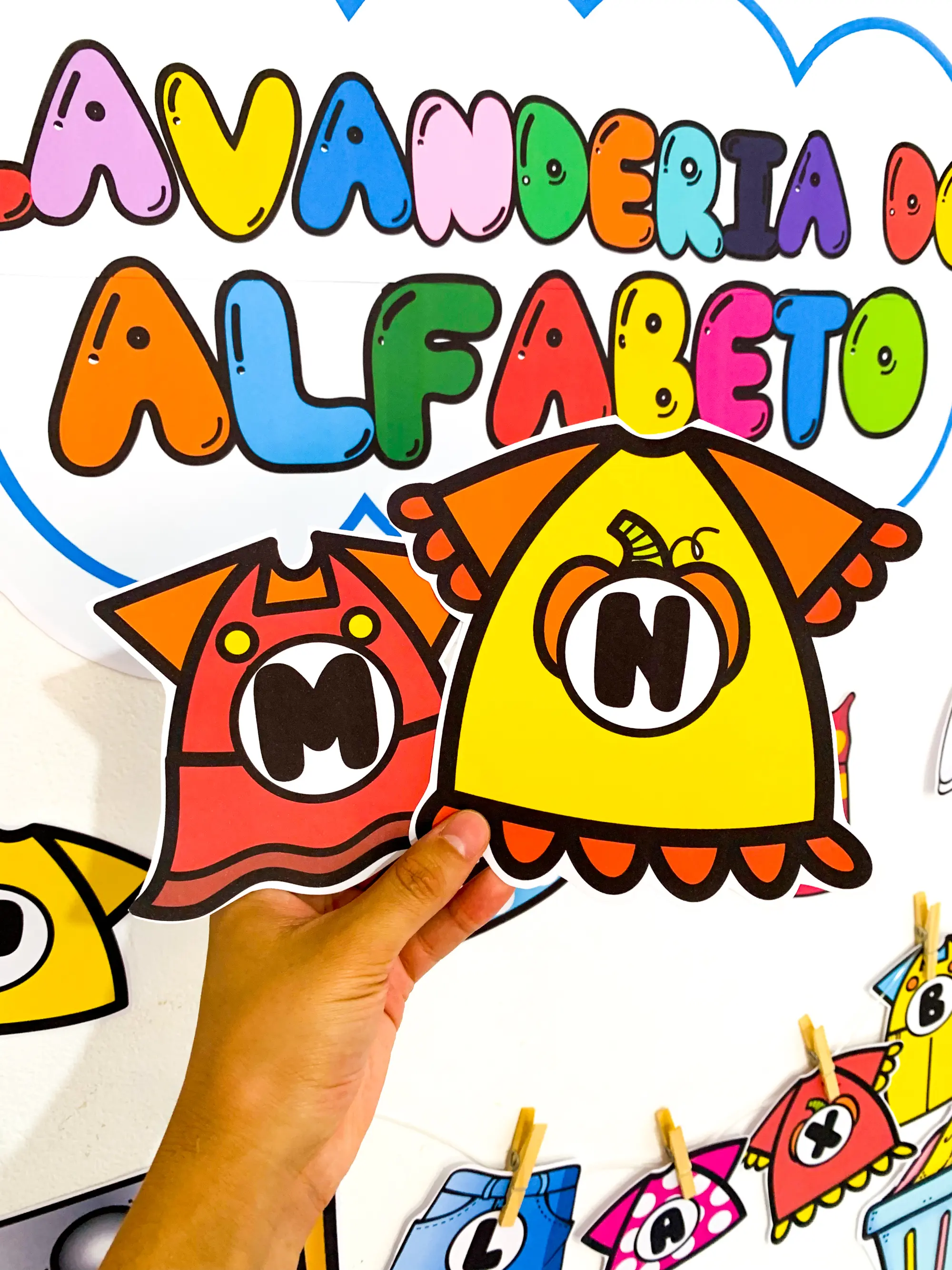 Lavanderia do Alfabeto –Recurso Lúdico e Interativo para Alfabetização — amostra 3: Transforme o aprendizado do alfabeto em…