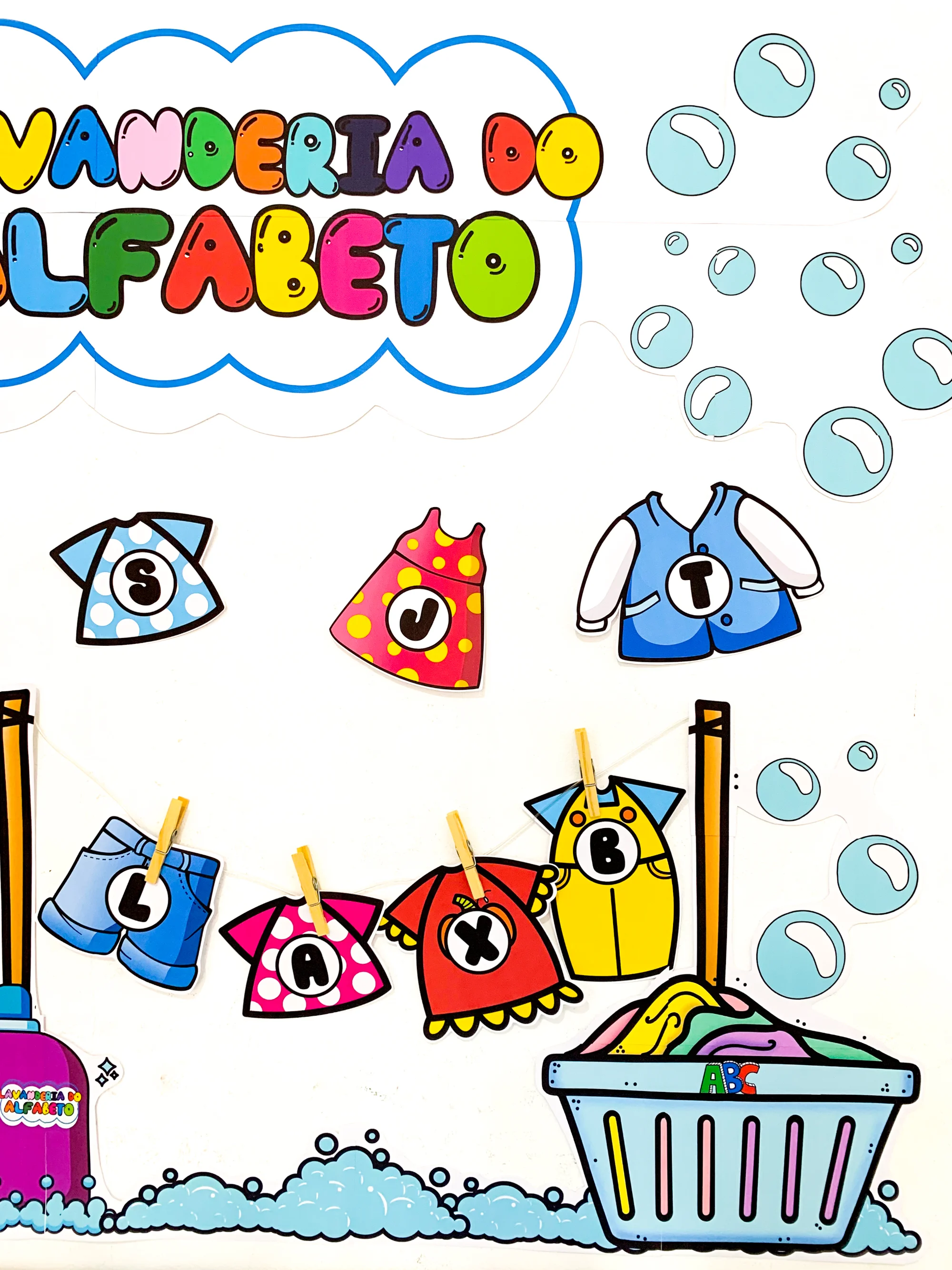 Lavanderia do Alfabeto –Recurso Lúdico e Interativo para Alfabetização — amostra 4: Transforme o aprendizado do alfabeto em…