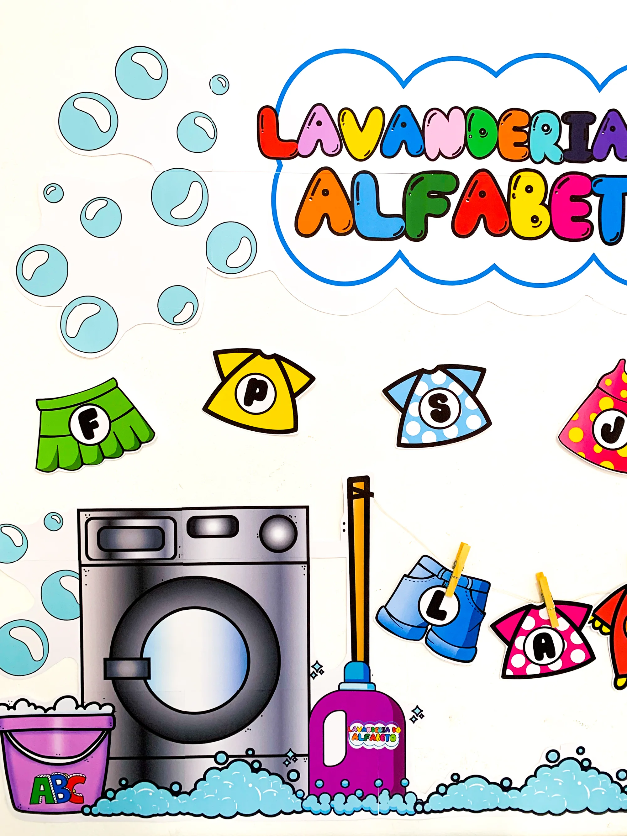 Lavanderia do Alfabeto –Recurso Lúdico e Interativo para Alfabetização — amostra 5: Transforme o aprendizado do alfabeto em…