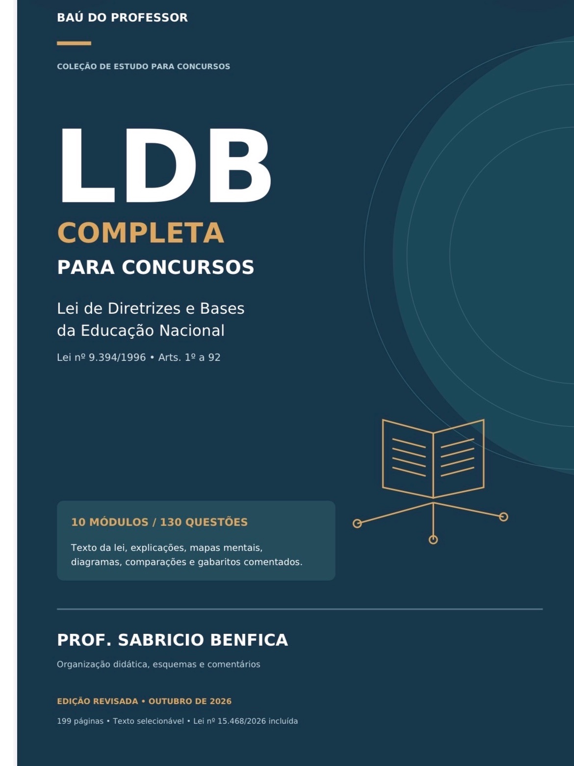 LDB para Concursos 2026: Apostila Completa com 130 Questões — Geografia para Educação Infantil: Estude a LDB para concursos…