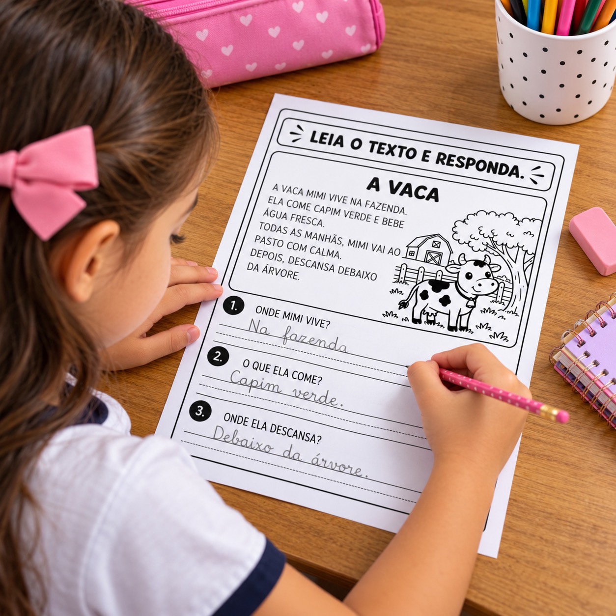 Leia o Texto e Responda – Interpretação de Texto 1º e 2º Ano — amostra 4: Atividades de interpretação de textos curtos para… Leia o Texto e Responda – Interpretação de Texto 1º e 2º Ano — amostra 4: Atividades de interpretação de textos curtos para…