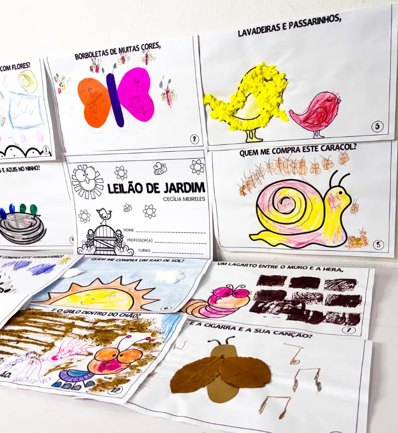 Leilão de Jardim: Livro de Arte com Poesia para Educação Infantil — amostra 4: Para quem é indicado