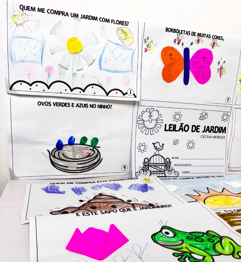Leilão de Jardim: Livro de Arte com Poesia para Educação Infantil — amostra 5: Una poesia e criação artística na Educação…