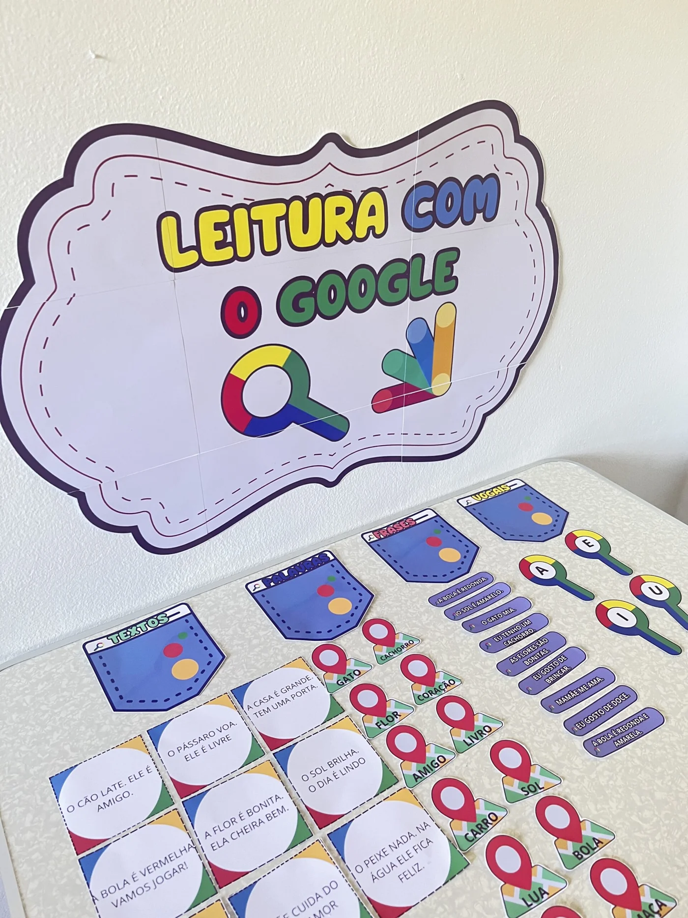 Leitura com o Google — amostra 1: Leitura com o Google: Vogais, Palavras, Frases e Textos Inicie a alfabetização de forma…