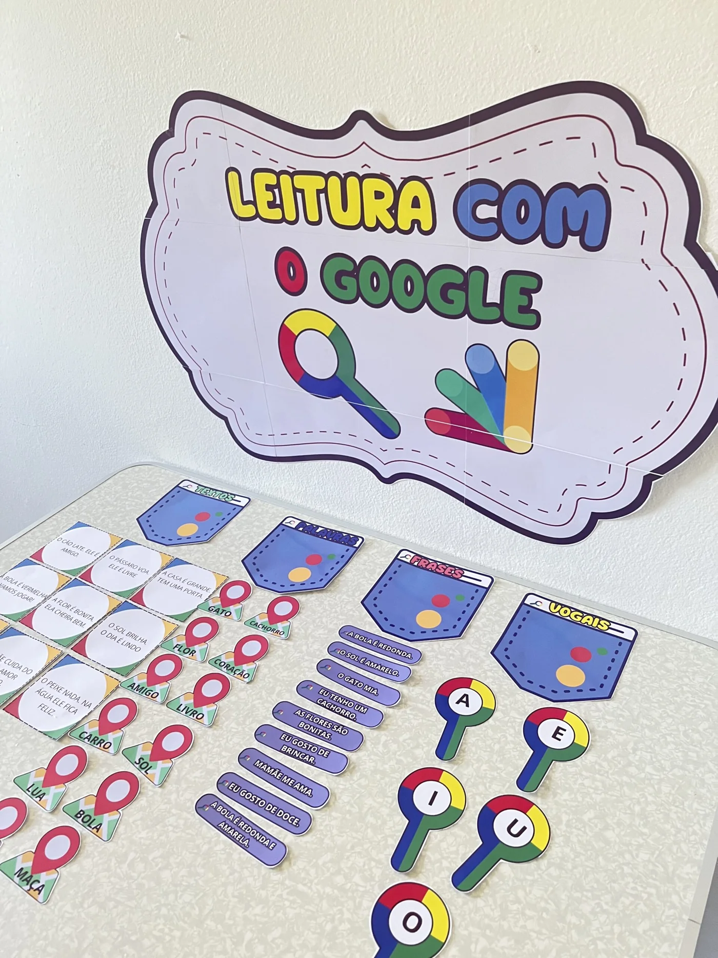 Leitura com o Google — amostra 2: Leitura com o Google: Vogais, Palavras, Frases e Textos Inicie a alfabetização de forma…