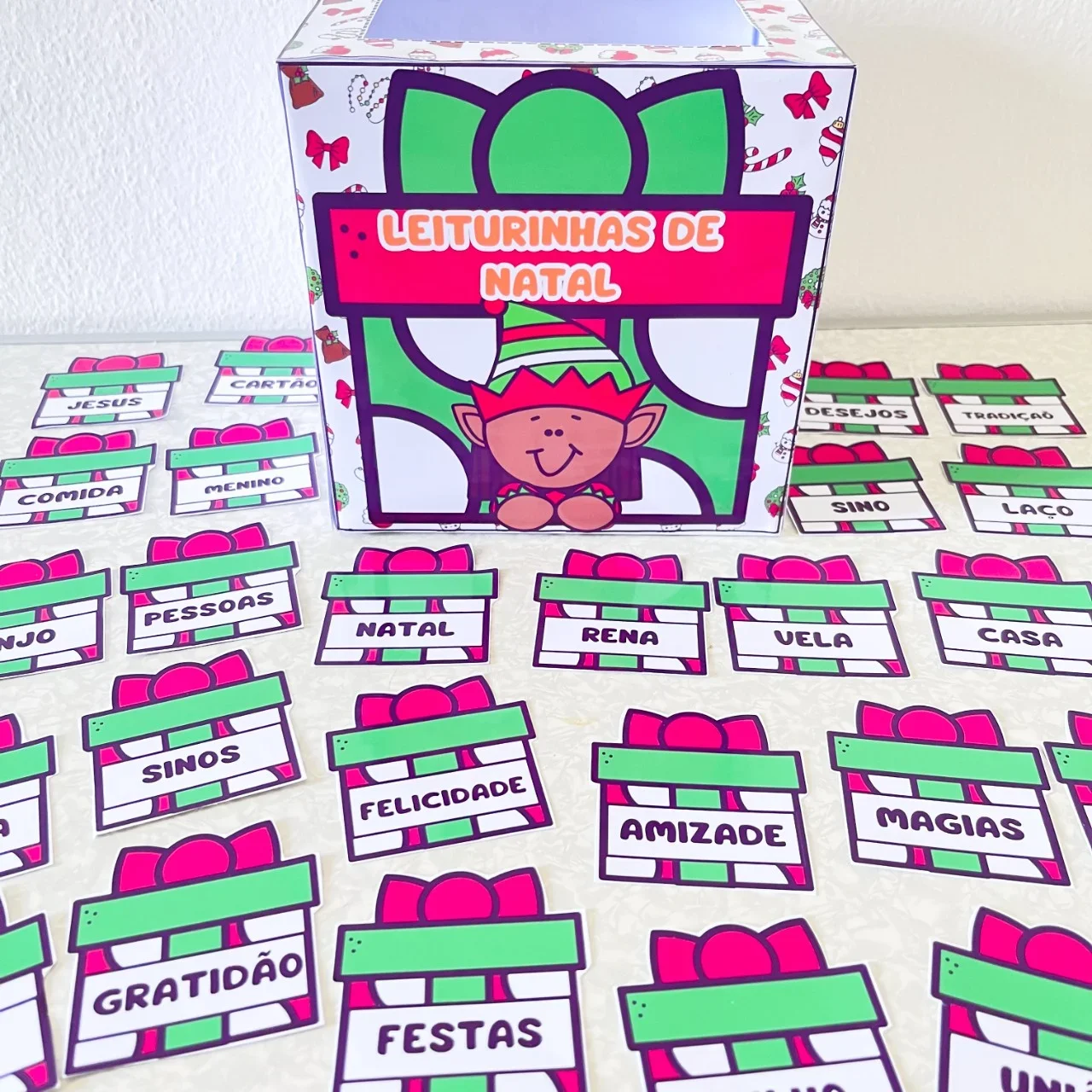 Leitura de Natal : Atividades Lúdica Educação Infantil — capa do material
