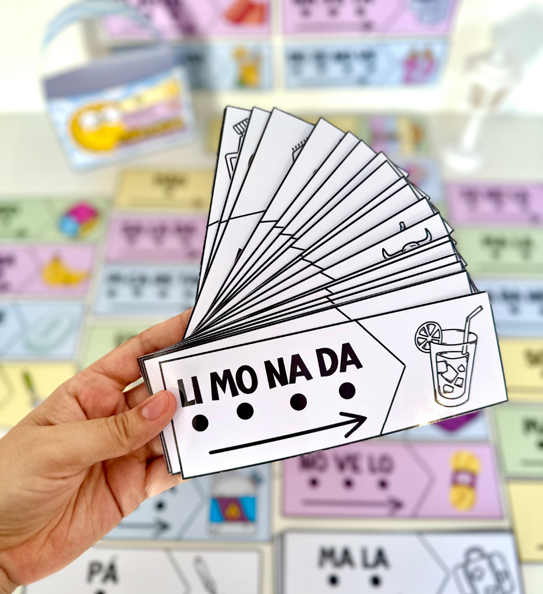 Leitura de palavras: Pareando Palavrinhas para Alfabetização — amostra 5: Apoie os primeiros passos na leitura com fichas…