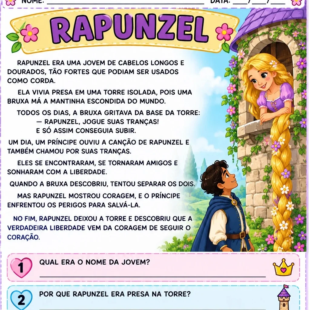 LEITURA E INTERPRETAÇÃO DE TEXTOS - CONTOS CLÁSSICOS — amostra 3: Apostila Colorida | Apostila P&B LEITURA E INTERPRETAÇÃO DE TEXTOS - CONTOS CLÁSSICOS — amostra 3: Apostila Colorida | Apostila P&B