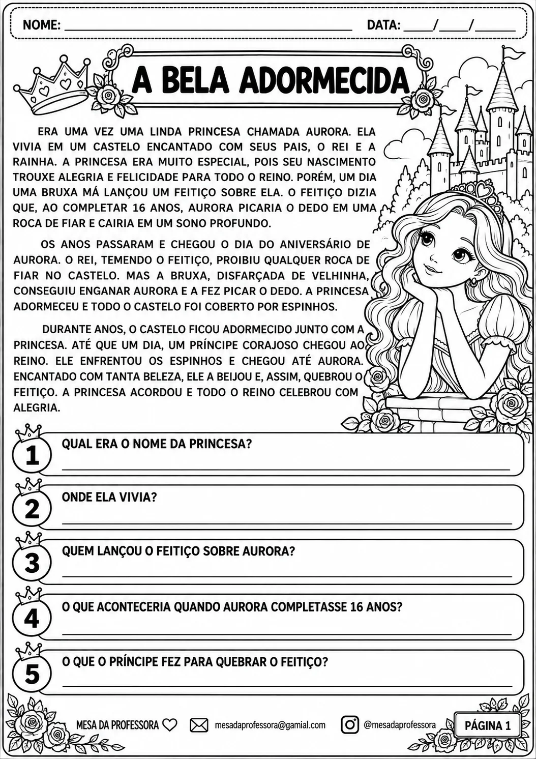 LEITURA E INTERPRETAÇÃO DE TEXTOS - CONTOS CLÁSSICOS — amostra 6: ALINHAMENTO À BNCC LEITURA E INTERPRETAÇÃO DE TEXTOS - CONTOS CLÁSSICOS — amostra 6: ALINHAMENTO À BNCC