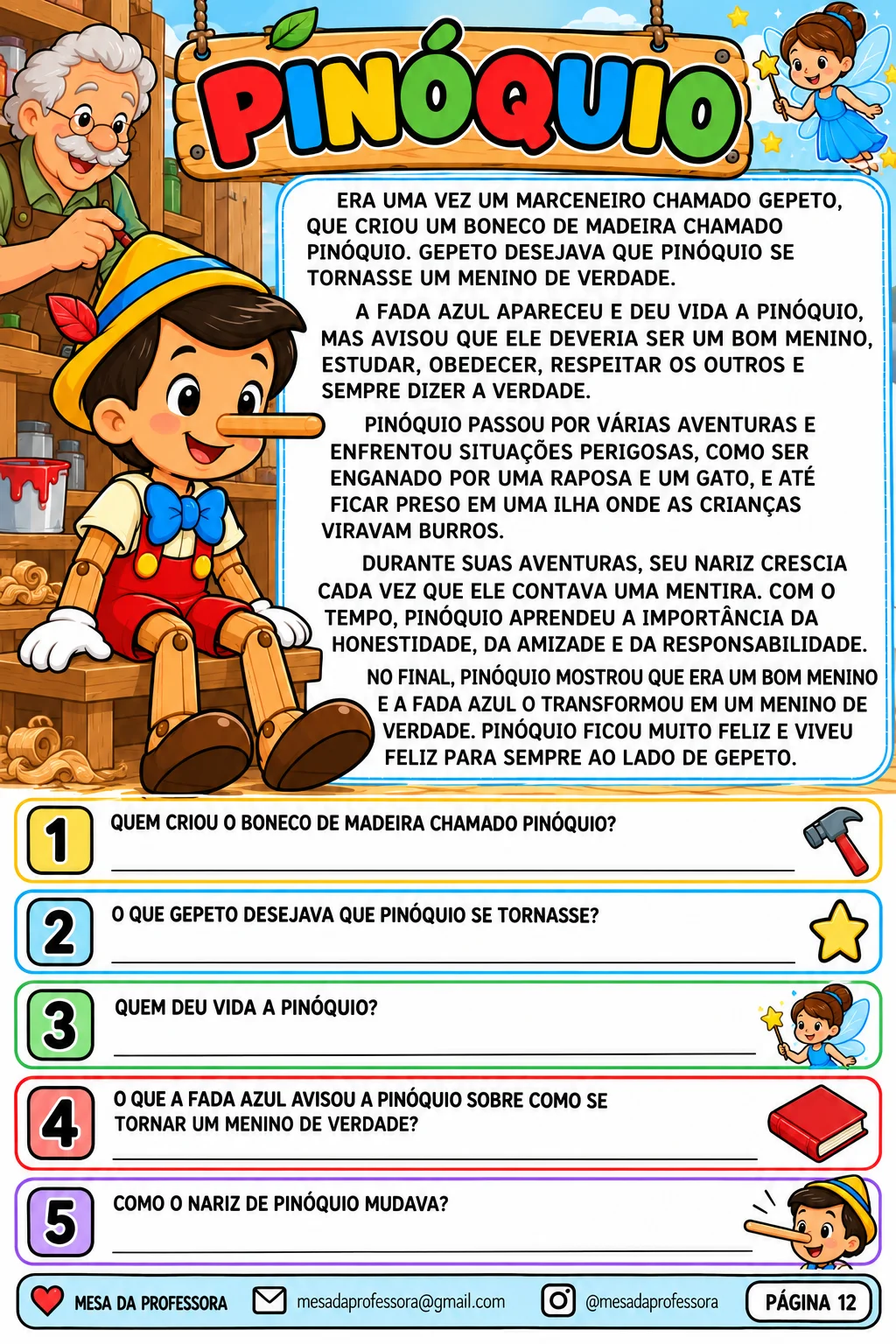 LEITURA E INTERPRETAÇÃO DE TEXTOS - CONTOS CLÁSSICOS — amostra 7: A IMPORTÂNCIA DA LEITURA COMPARTILHADA LEITURA E INTERPRETAÇÃO DE TEXTOS - CONTOS CLÁSSICOS — amostra 7: A IMPORTÂNCIA DA LEITURA COMPARTILHADA