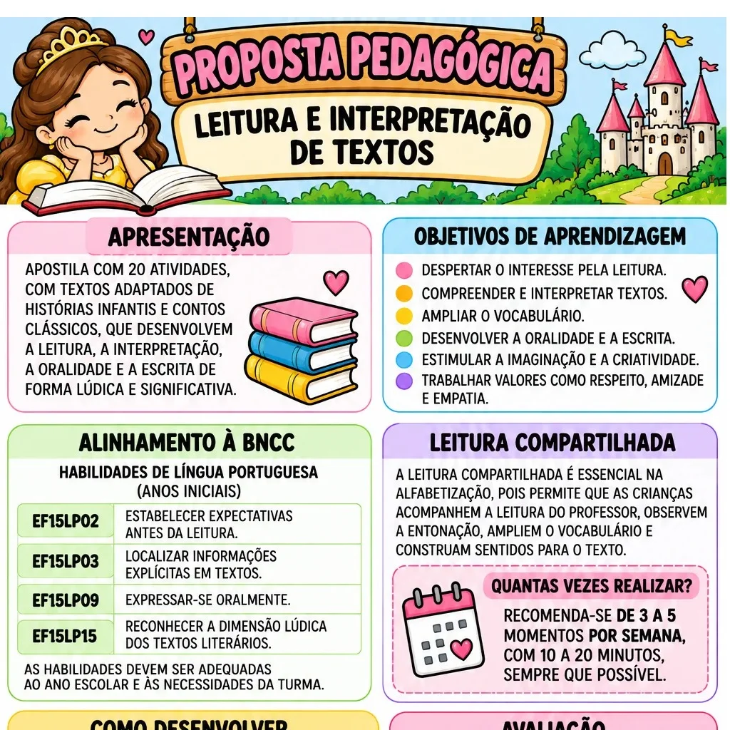 LEITURA E INTERPRETAÇÃO DE TEXTOS - CONTOS CLÁSSICOS — capa do material