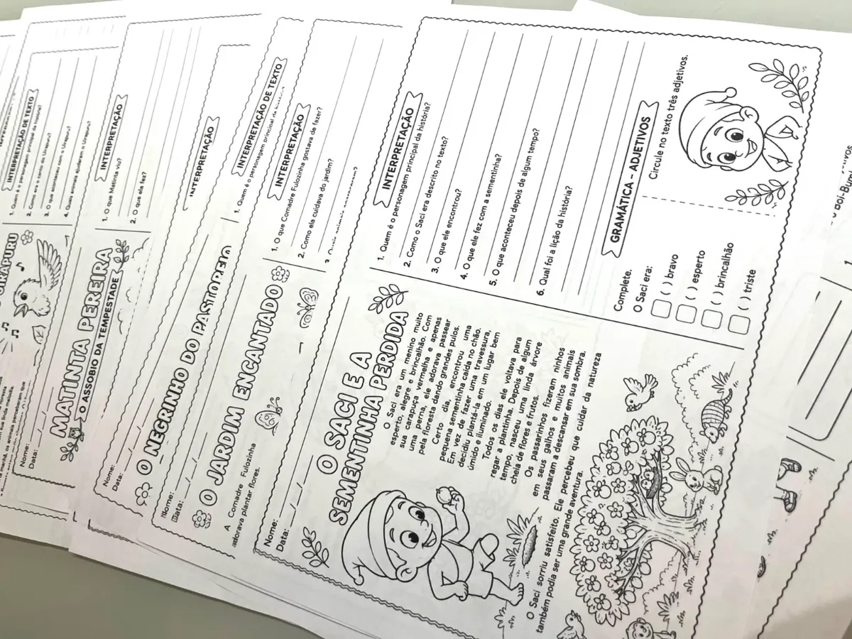 Leitura e Interpretação do Folclore - Adjetivos — amostra 7: Professora, que tal transformar suas aulas de Língua…