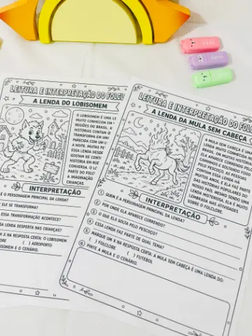Leitura e Interpretação do Folclore | PDF — amostra 1: 🎯 Objetivo Pedagógico: