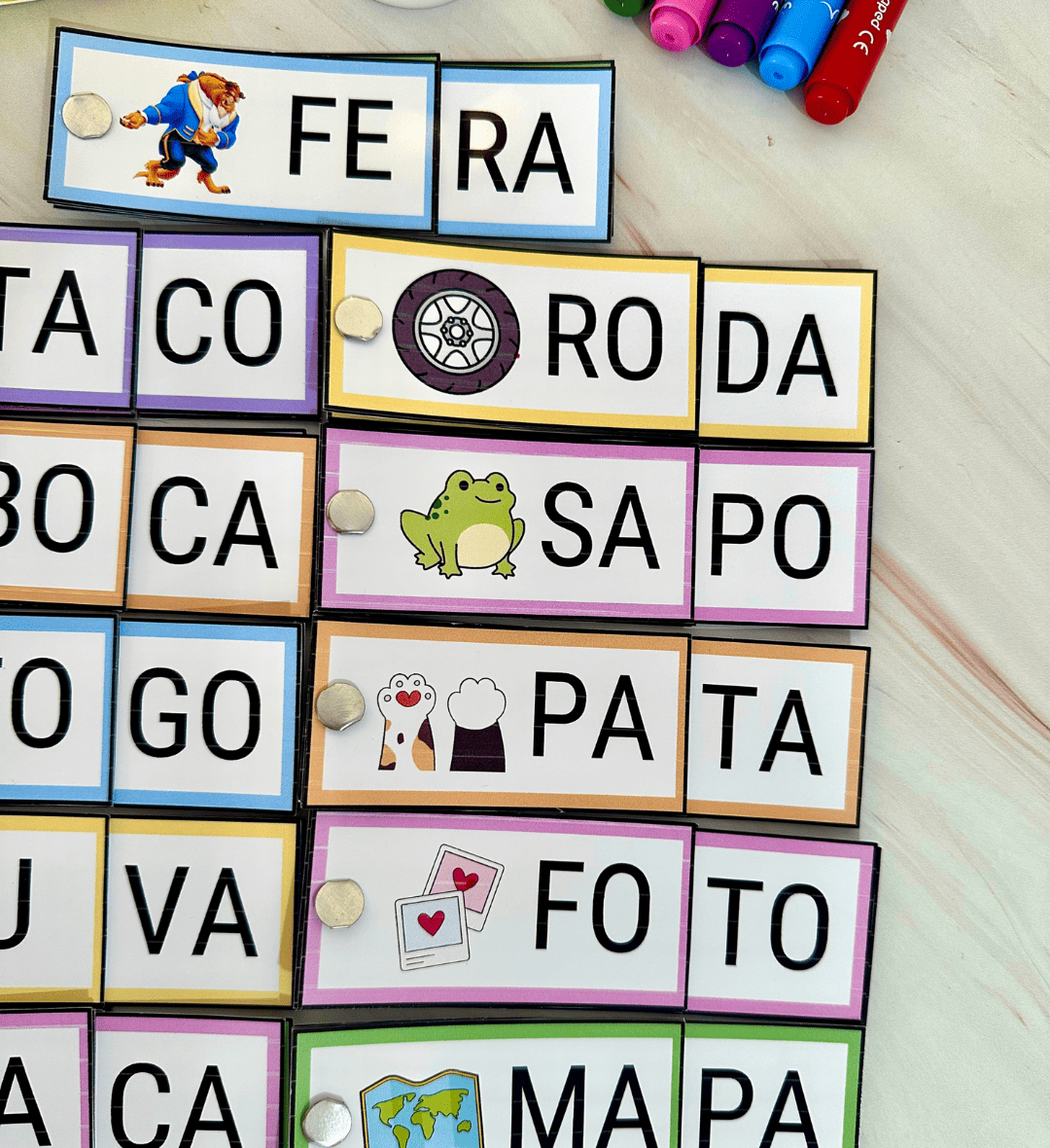 Leitura interativa: fichas em PDF para alfabetização — amostra 3: Como preparar e usar em sala de aula