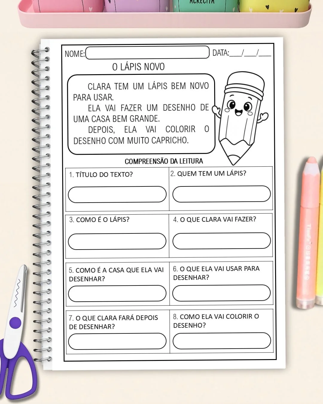Leiturinhas 1º Ano – Leitura e Interpretação — amostra 5: O Leiturinhas 1º Ano é um material em PDF cheio de textos curtos,…