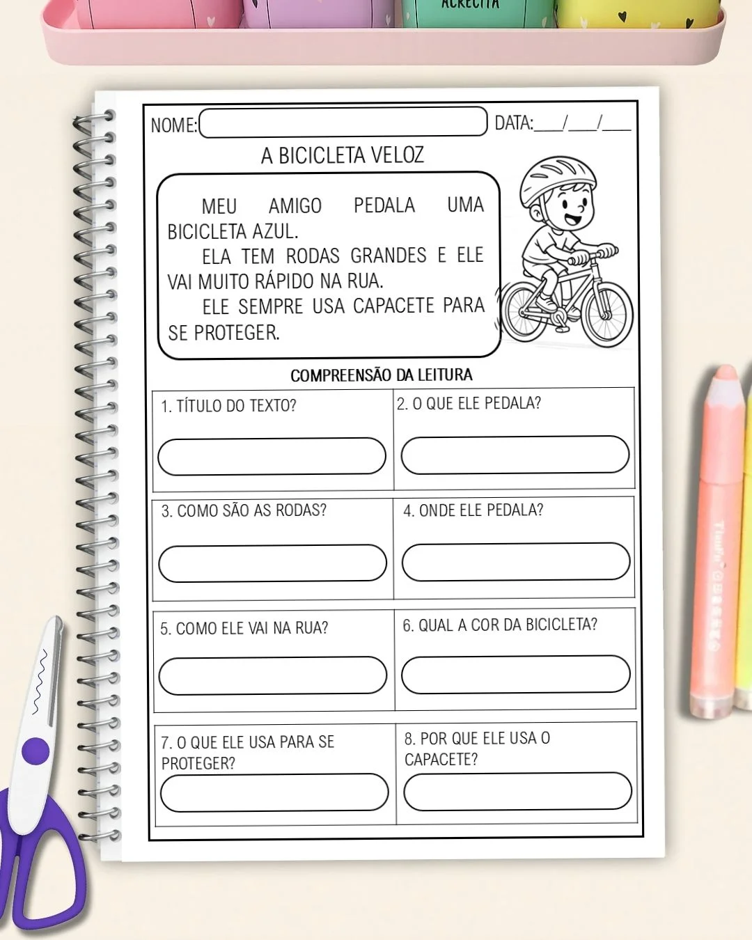 Leiturinhas 1º Ano – Leitura e Interpretação — amostra 5: Ideal para professores do 1º ano, reforço escolar e pais que…