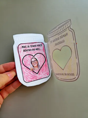 Lembracinha Mamãe Dentro Fo Potinho — amostra 1: UM PRESENTE SIMPLES MAS CHEIO DE AMOR