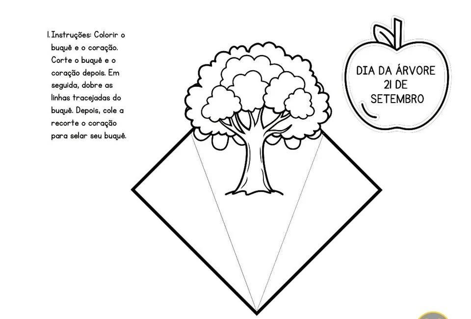Lembrança Chegada da Primavera e Dia da Árvore 🌸 Pronta para imprimir — amostra 1: O que contém no arquivo PDF? 🌸 🌸