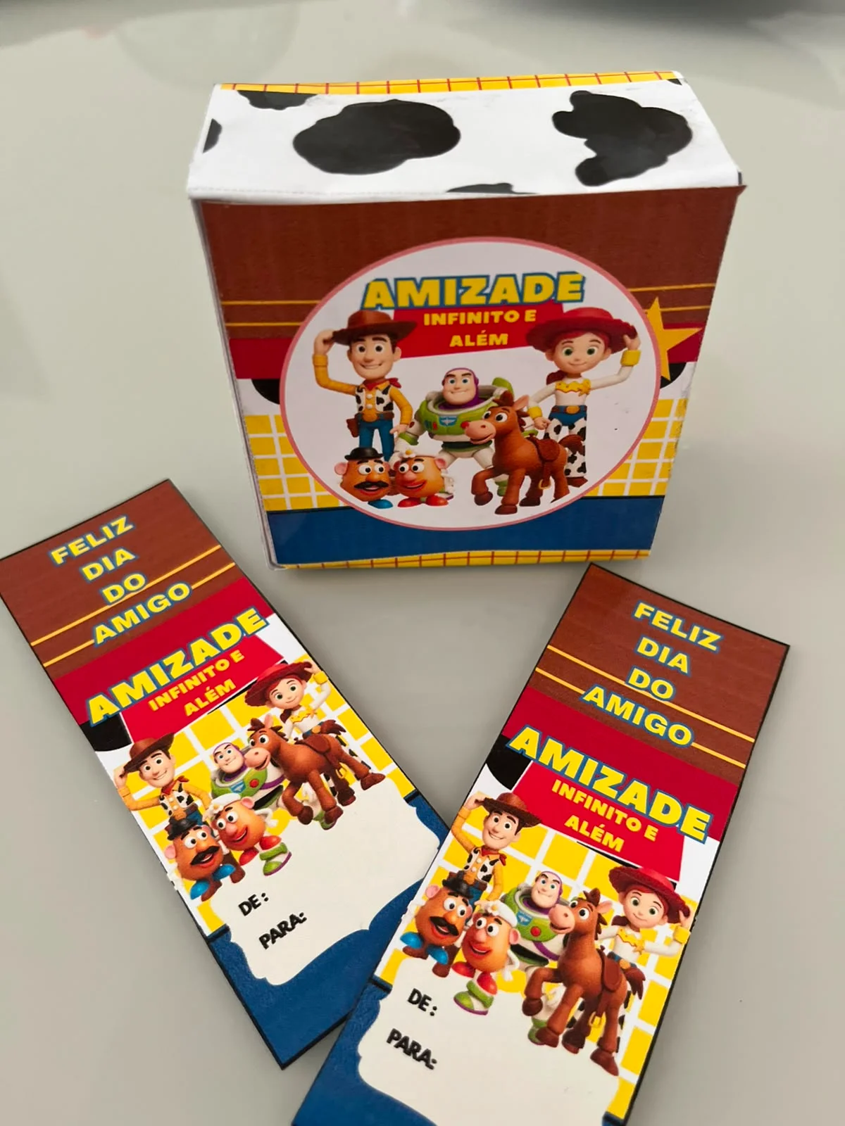 Lembrança dia do amigo. – PDF para Imprimir — amostra 1: O que vem no material