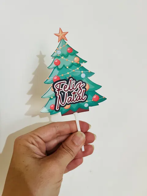 Lembrancinha árvore de Natal com pirulito — capa do material