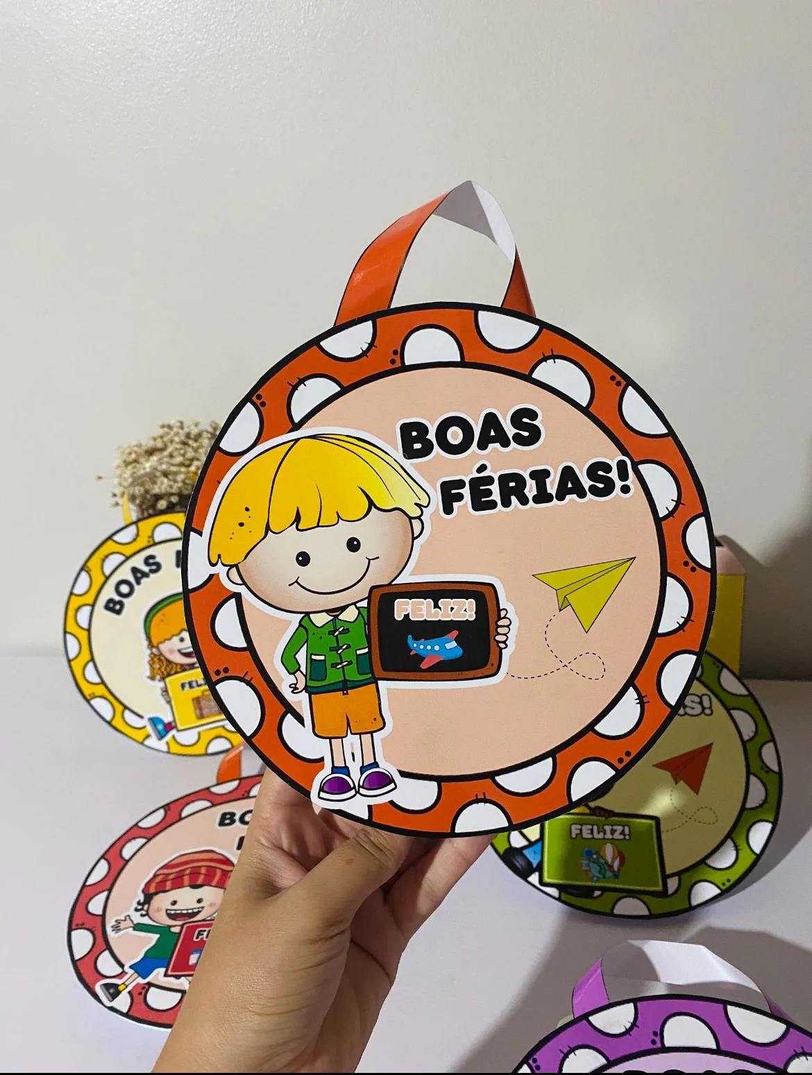 Lembrancinha Boas Férias — amostra 2: Prepare um mimo especial, econômico e super rápido de montar para encerrar o ano…