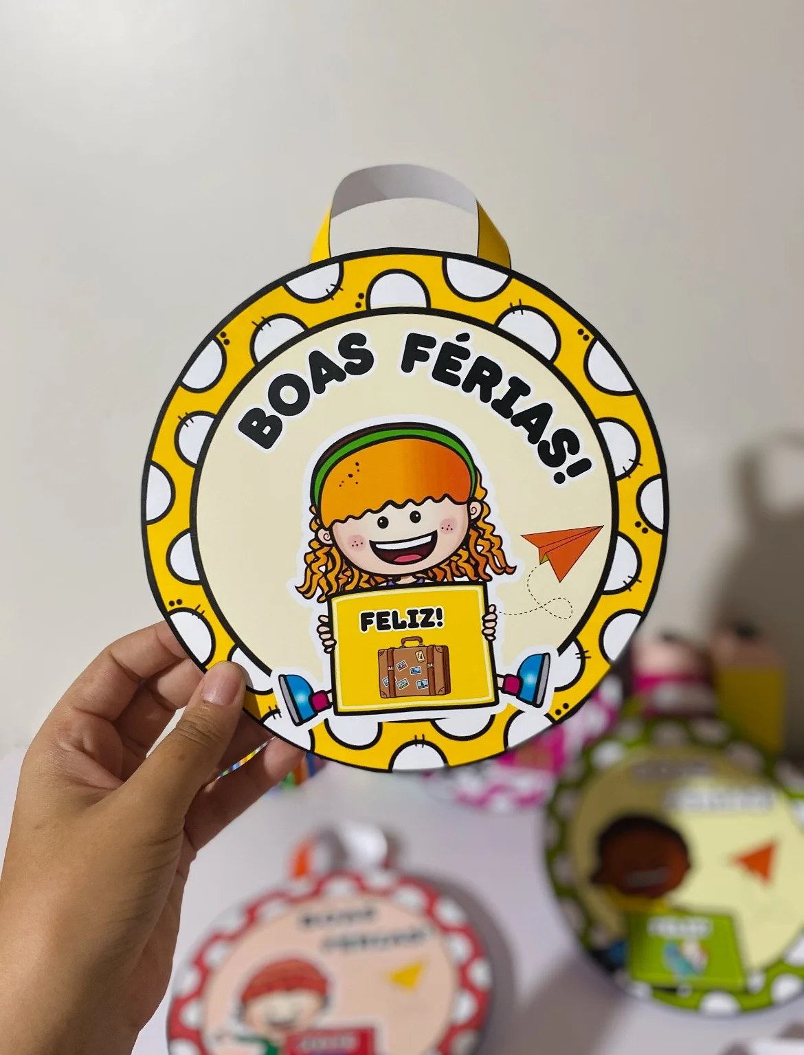 Lembrancinha Boas Férias — amostra 3: Prepare um mimo especial, econômico e super rápido de montar para encerrar o ano…